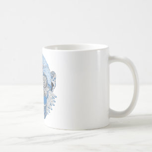 Mustermönch im neuen Jahr Kaffeetasse