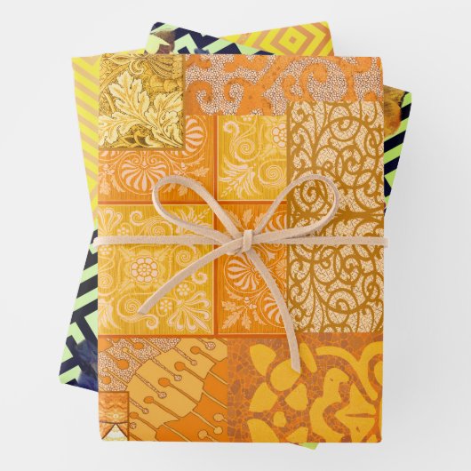 Mustermuster Sampler Geschenkpapier Set (Beispiel)