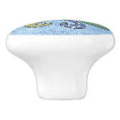 Musteroktopus Keramikknauf (Seitenansicht)