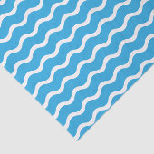 Musterpapier für blaues Wellenmuster Seidenpapier (Ausschnitt)