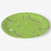 Musterpapierplatte Pappteller (Schrägansicht)