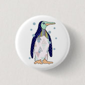 Musterpinguin Button (Vorderseite)