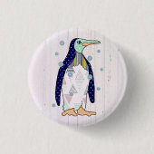 Musterpinguin Button (Vorderseite)