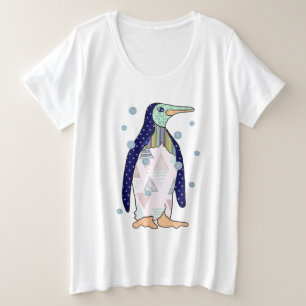 Musterpinguin Große Größe T-Shirt