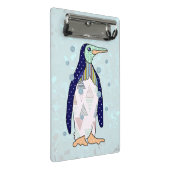 Musterpinguin  mini klemmbrett (Schrägansicht)