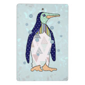 Musterpinguin  mini klemmbrett (Rückseite)