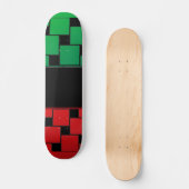 Musterquadrate Skateboard (Vorderseite)
