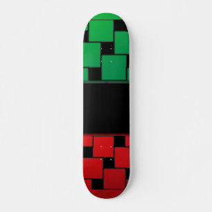 Musterquadrate Skateboard