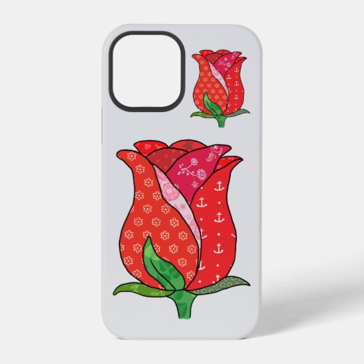 Musterrose iPhone hülle (Rückseite)