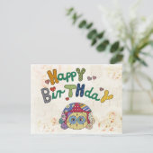 Musterschildkröte Postkarte (Stehend Vorderseite)