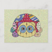 Musterschildkröte Postkarte (Vorderseite)