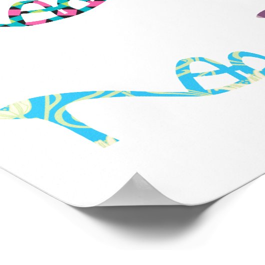 Musterschuhe Poster (Ecke)