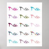 Musterschuhe Poster (Vorne)