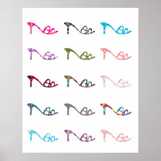 Musterschuhe Poster