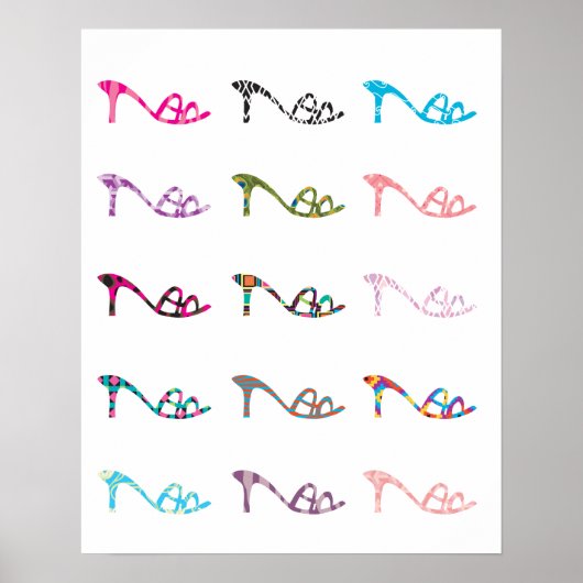 Musterschuhe Poster (Vorne)