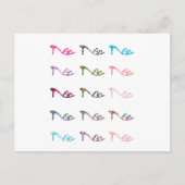 Musterschuhe Postkarte (Vorderseite)