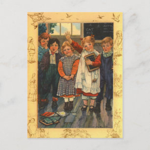 Musterschüler Postkarte