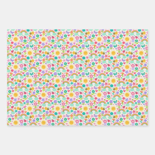 Musterspiel: flache Wrap-Sheets für efforless-Gesc Geschenkpapier Set (Vorderseite)