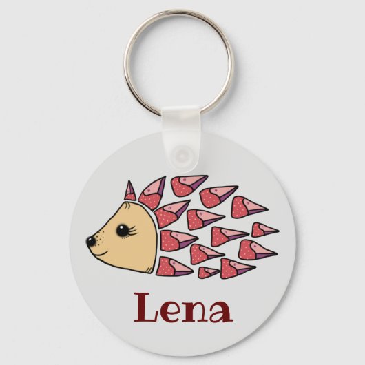 Musterstachel persönlich schlüsselanhänger (Vorderseite)