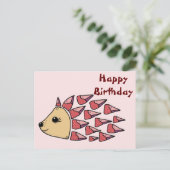 Musterstacheln Postkarte (Stehend Vorderseite)