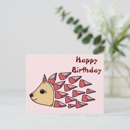 Musterstacheln Postkarte (Stehend Vorderseite)