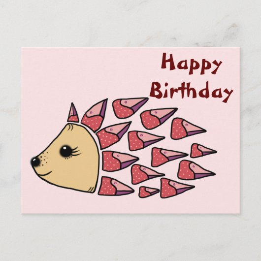 Musterstacheln Postkarte (Vorderseite)