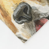 Mustertiere Hunde Tierliebhaber Fleecedecke (Ecke)