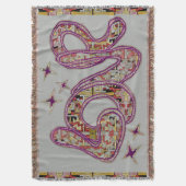 Mustertuch für die Liebe von Tribal Boho Decke (Vorderseite Vertikal)