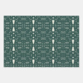 Mustervordrucke - Set von 3 Jahren Geschenkpapier Set (Vorderseite 2)