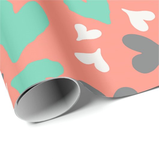 Mustervordruckpapier für Herz-Muster Geschenkpapier (Rolleneckpunkt)