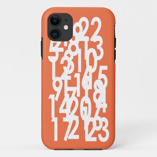 Musterzahlen Case-Mate iPhone Hülle (Rückseite)