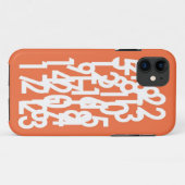 Musterzahlen Case-Mate iPhone Hülle (Rückseite (Horizontal))