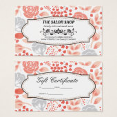 Musterzertifikat (Vorne & Hinten)