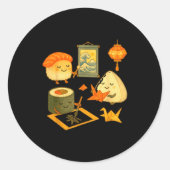 Musubi Dreams Of Art Runder Aufkleber (Vorderseite)