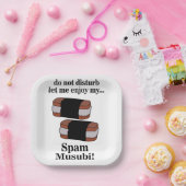 Musubi Ließ Mir gefällt mein Spam Musubi Party Pappteller (Party)