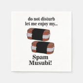 Musubi Ließ Mir gefällt mein Spam Musubi Party Serviette (Vorderseite)