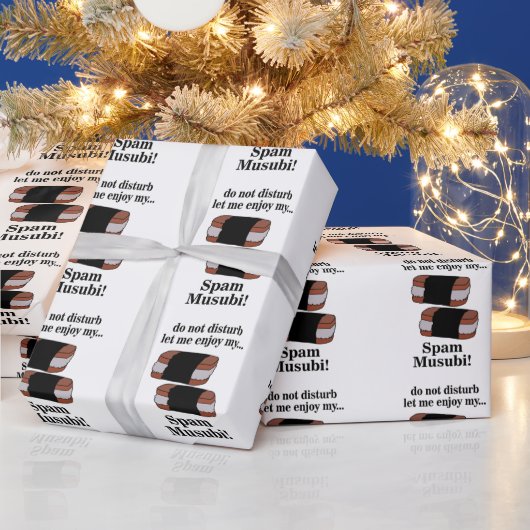 Musubi Ließ mir Spaß meine Spam Musubi Geschenkpapier (Feiertage)