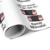 Musubi Ließ mir Spaß meine Spam Musubi Geschenkpapier (Rolleneckpunkt)