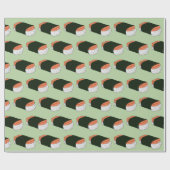 Musubi Sushi Hawaiian Food Pattern Geschenkpapier (Flach)