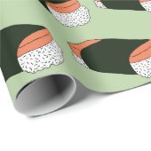 Musubi Sushi Hawaiian Food Pattern Geschenkpapier (Rolleneckpunkt)