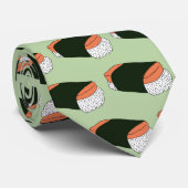 Musubi Sushi Hawaiian Food Pattern Krawatte (Gerollt)