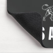 Mut als Löwe Mousepad (Ecke)