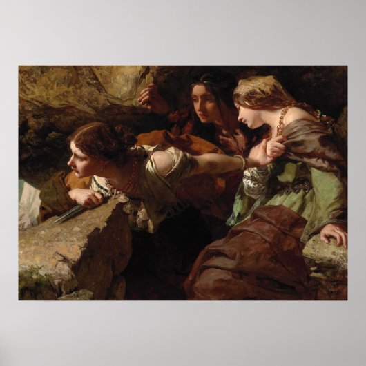 Mut, Angst und Verzweiflung, den Kampf beobachten Poster (Vorne)