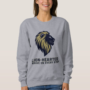 Mut auf jedem Schritt Inspiration Design Sweatshirt
