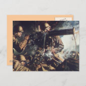 Mut auf Schlachtfeld Postkarte (Vorne/Hinten)