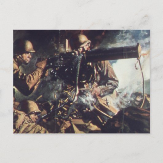 Mut auf Schlachtfeld Postkarte (Vorderseite)