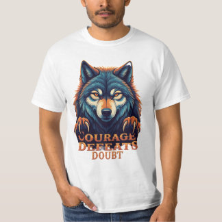 Mut besiegt Zweifel T-Shirt