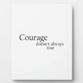 Mut brüllt nicht immer fotoplatte (Vorderseite)