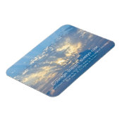 Mut brüllt nicht immer - Insprationales Zitat Magnet (Linke Seite)