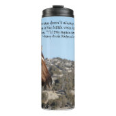 Mut brüllt nicht immer thermosbecher (Vorderseite)